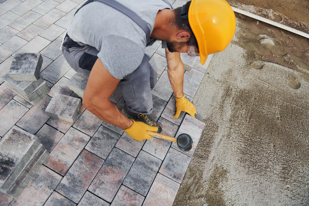 patio laying